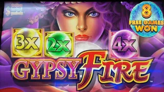★FINALLY GOT A BONUS GAME !!★GYPSY FIRE Slot (KONAMI) $110 Slot Free Play☆ Classic Konami 栗スロ