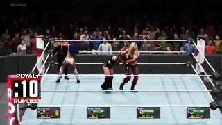 Women's royal rumble match part 2