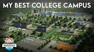 Building a MASSIVE Custom University Campus in Cities Skylines 2 |  MC #7