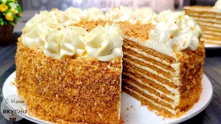Medovik Cake ☆ You Will Cook It Only That Way! Even Easier and Tastier🔝Delicious Honey Cake
