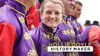 THE FIRST FEMALE JOCKEY TO PLACE IN A BRITISH CLASSIC - HOLLIE DOYLE