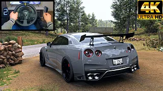 Nissan GTR R35 | Forza Horizon 5 | Thrustmaster TX Steering Wheel Gameplay