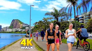 【4K】WALK 🇧🇷  Rio de Janeiro 🏖  4K video 𝐇𝐃𝐑 ! Brazil