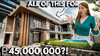 Inside Brand NEW ₱45M Tropical LUXURY House Tour in BF Homes, Paranaque City! Manila, Philippines