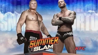 BROCK LESNAR VS RANDY ORTON SUMMERSLAM 2016 HIGHLIGHTS