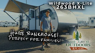 Perfect Family Bunkhouse Trailer w/ A Great Price! - 2024 Wildwood X-Lite 263BHXL