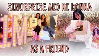 SINURPRISE AKO NI DONNA!!! (AS A FRIEND) | AJ RAVAL