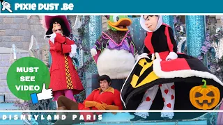 🎃Disney Villains show featuring Donald as Maleficent at Disneyland Paris for Halloween 2018