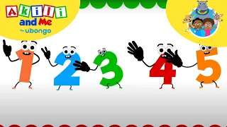 Count to 5 | Akili & Me | Learning videos for kids