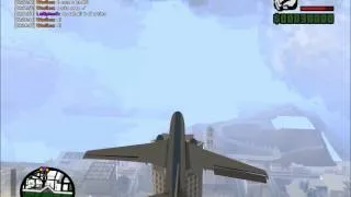 Pousando At-400 no prédio mais alto de LS - GTA San Andreas