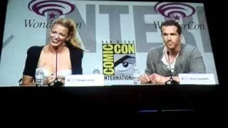 Ryan Reynolds and Blake Lively - Green Lantern Panel at Wondercon 2011 (part 1)