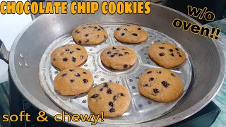 CHOCOLATE CHIP COOKIES Without Oven | Chocolate Chip Cookies Sa Kawali | With Tips And Costing