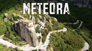 METEORA GREECE. Monasteries in the AIR. UNESCO heritage