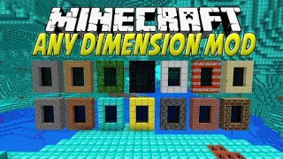 new portals to go any dimension in Minecraft | minecraft ek portal anek