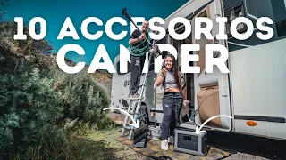 🔶10 Accesorios CAMPER para viajar en Autocaravana | VANLIFE🔶