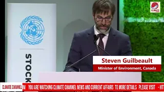 Climate Channel :  Canadian Environment  & Climate Change Minister  Steven Guilbeault