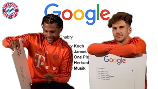 Why does Gnabry love One Piece? | Google Autocomplete Challenge w/ Goretzka & Gnabry feat. Bellerín