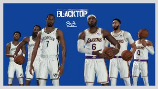 LAKERS vs NETS | 3v3 BLACKTOP | NBA 2K22