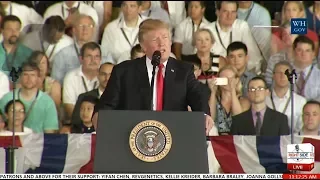 Full Event: President Trump at Commissioning of USS Gerald Ford (CVN-78) 7/22/17