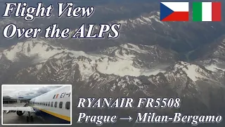 Flight View : PRAGUE → MILAN-BERGAMO