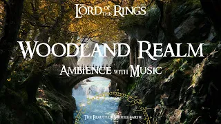 Lord Of The Rings | The Woodland Realm | Ambience & Music | 3 Hours | Studying, Relaxing, Sleeping