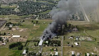 Firefighters Respond To Grass Fire In Weld County