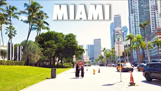 Downtown Miami Walking Tour in 2023 | Miami, Florida 4k