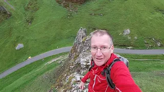 Elbow Ridge scramble in the Peak District.