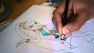 Monster High Speed Drawing Nefera De Nile HD