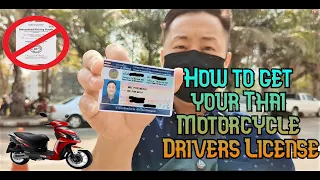 How to get a THAI MOTORCYCLE LICENSE in Chiang Mai (FAST & EASY)