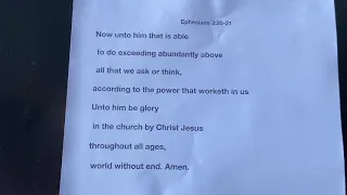 Ephesians 3:20-21