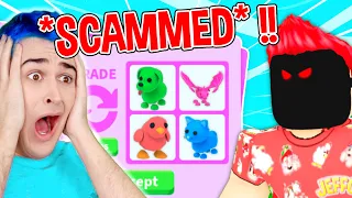 *DO NOT* Fall For This NEW *COLORED PET* SCAM In Adopt Me !! Scamming The BIGGEST Scammer GONE WRONG