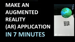 Make an AR Application in 7 minutes - with Vuforia