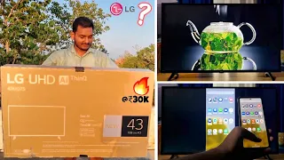 LG UQ7500 (43inch) Ultra HD (4K) Smart TV : Unboxing & Review.