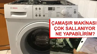 çamaşır makinesi sıkarken kazan vuruyor