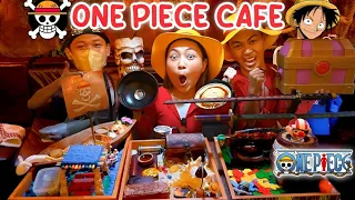 KE ONE PIECE CAFE MAKAN BUAH IBLIS ?! DAPET EMAS BATANG DARI HARTA KARUN ☠️ SERU BANGET 😭