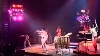 The Jacksons performing - "Blame It On The Boogie ", on their Destiny Tour in the UK