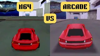 All N64 Vs Arcade Games Compared Side By Side