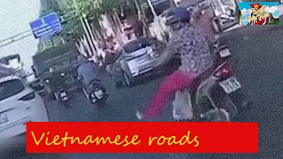 crazy vietnamese roads/сумасшедшие вьетнамские дороги