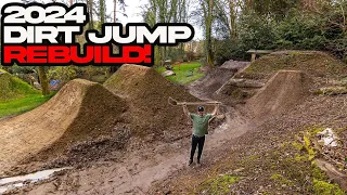 2024 BACKYARD DIRT JUMP BUILD MEGA EPISODE!