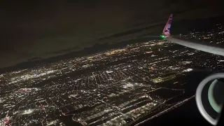 JetBlue A321LR Night Takeoff JFK Runway 31L