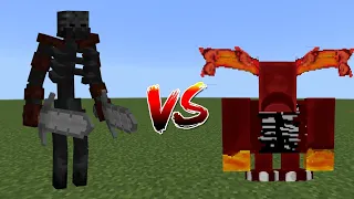 mutant wither skeleton VS Nether warden |  mob battle | links