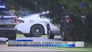 Acadiana High School student arrested