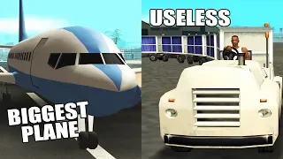 GTA San Andreas Worst Vehicles