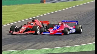 Ferrari F1 2018 vs Brabham F1 1979 - Monza