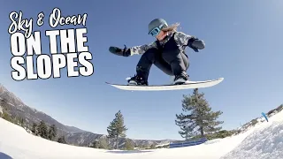 BIG AIRS ON THE MOUNTAIN | Snowboarding with Jackson Dorian, Sawyer Lindblad