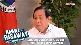 Bawal ang Pasaway: Sen. Gordon: Dapat ikinulong sa mas ligtas na lugar si Espinosa