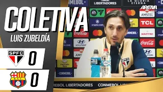 COLETIVA LUÍS ZUBELDÍA | São Paulo x Barcelona - Libertadores 2024