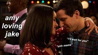 amy santiago being in love with jake peralta | brooklyn nine nine