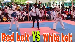 Red belt Vs White belt at Taekwondo championship full fight 🔥❤🔥